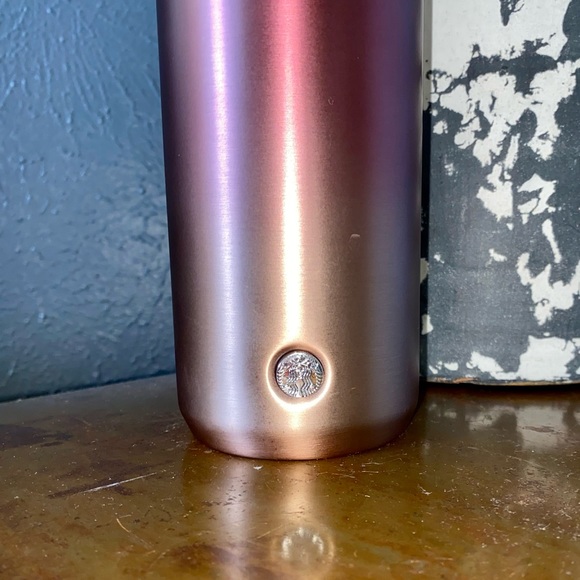 AUTHENTIC STARBUCKS STAINLESS STEAL “AUTUM OMBRÉ” TUMBLER - LIKE NEW - Picture 7 of 12